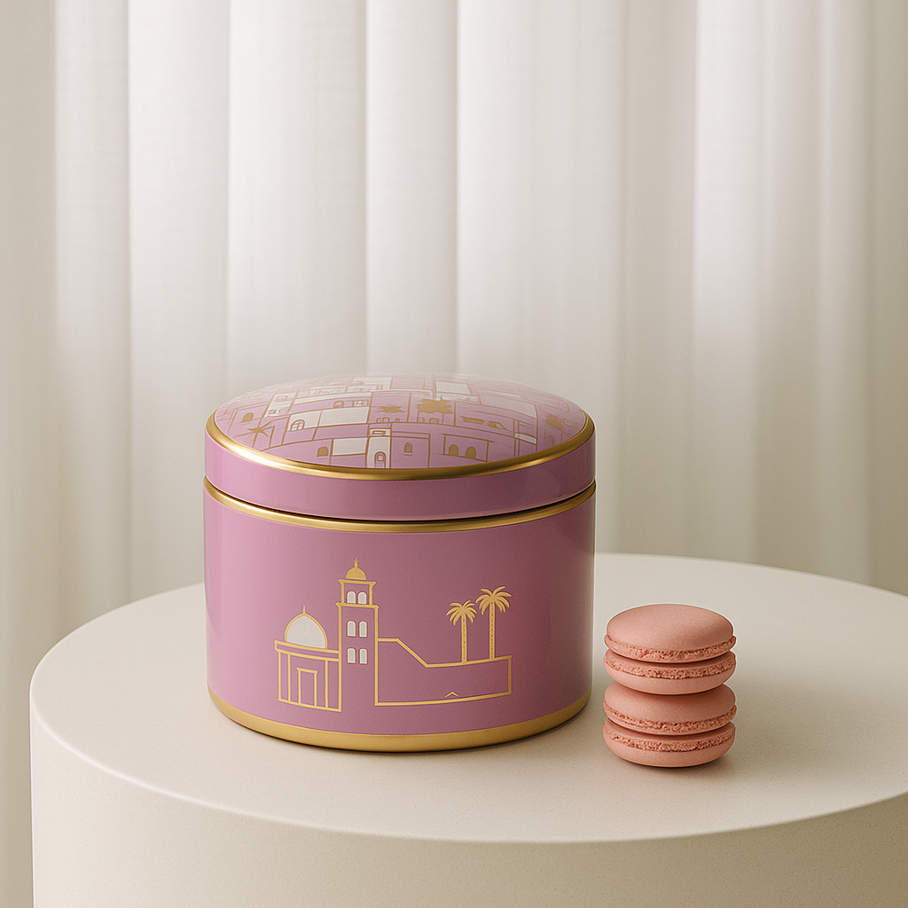 Ceramic Box City pink