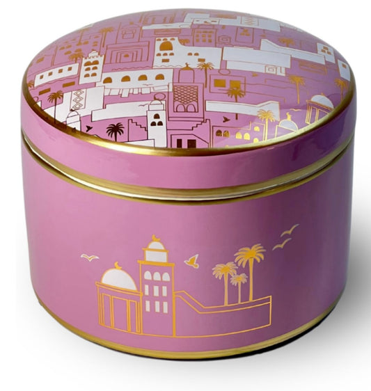 Ceramic Box City pink