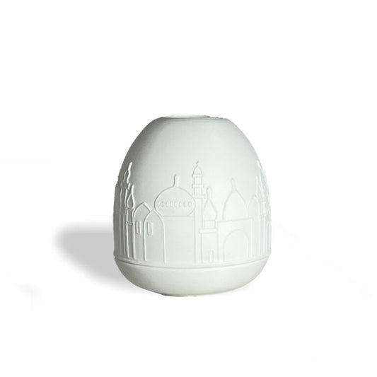 Porcelain Jameel candle holder / Bougeoir Jameel en porcelaine