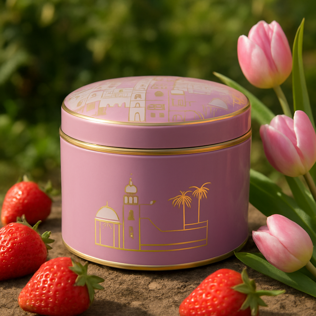 Ceramic Box City pink