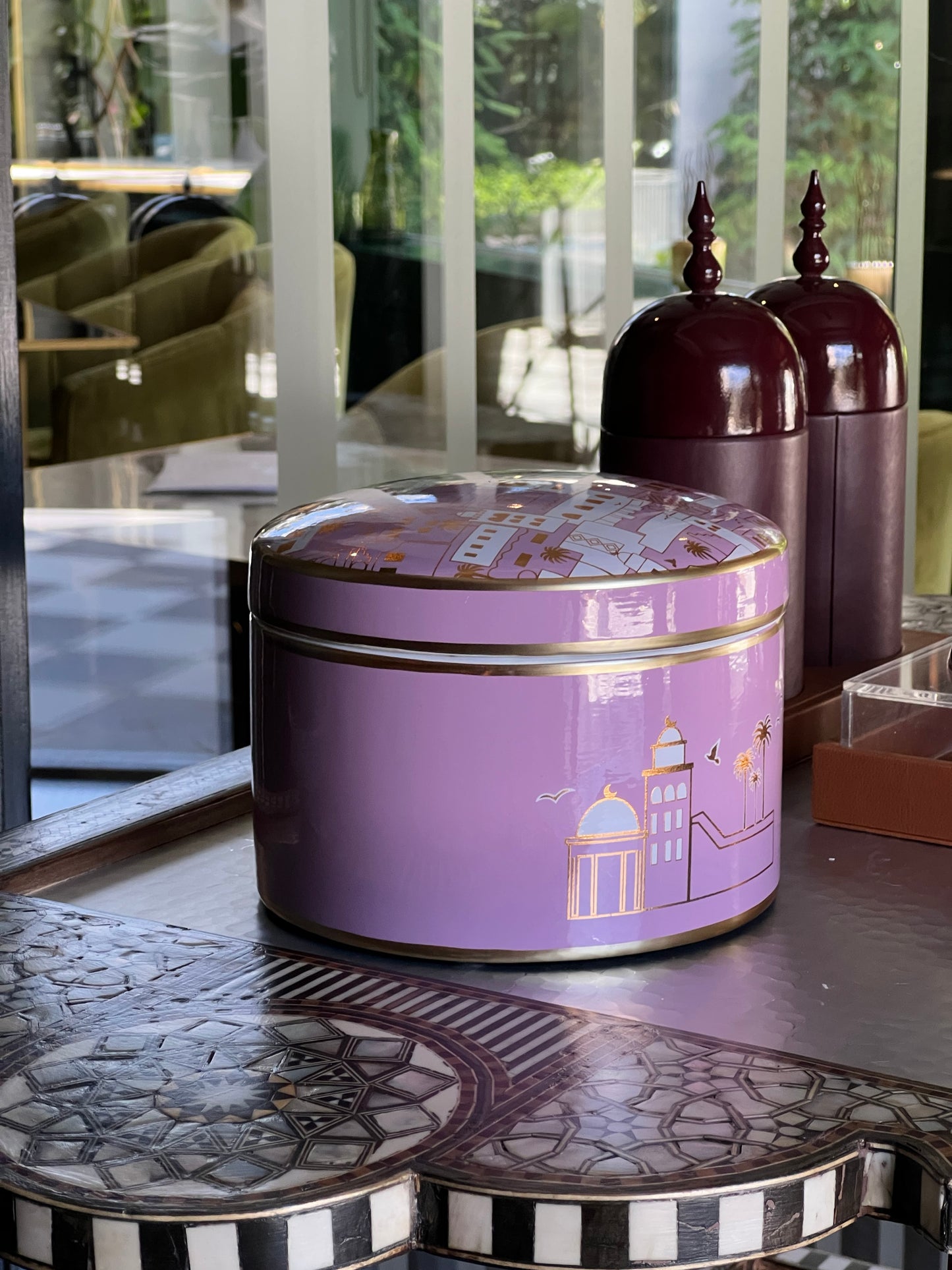 Ceramic Box City pink