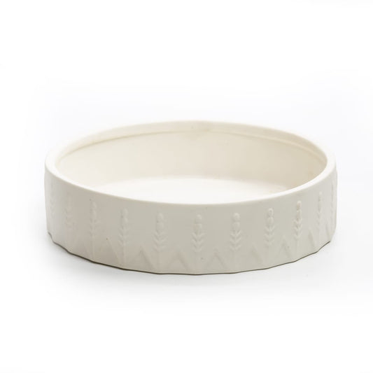 Porcelain bowl with "Sadu" design/Plateau en porcelaine avec design "Sadu"
