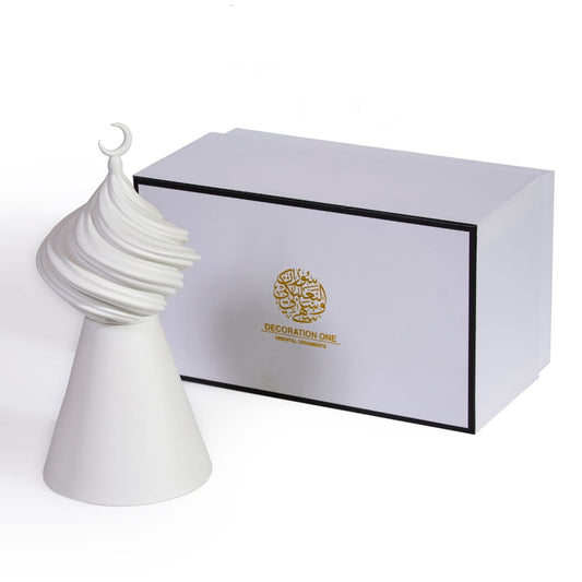 Porcelain Bisquit Minaret / Minaret en porcelaine