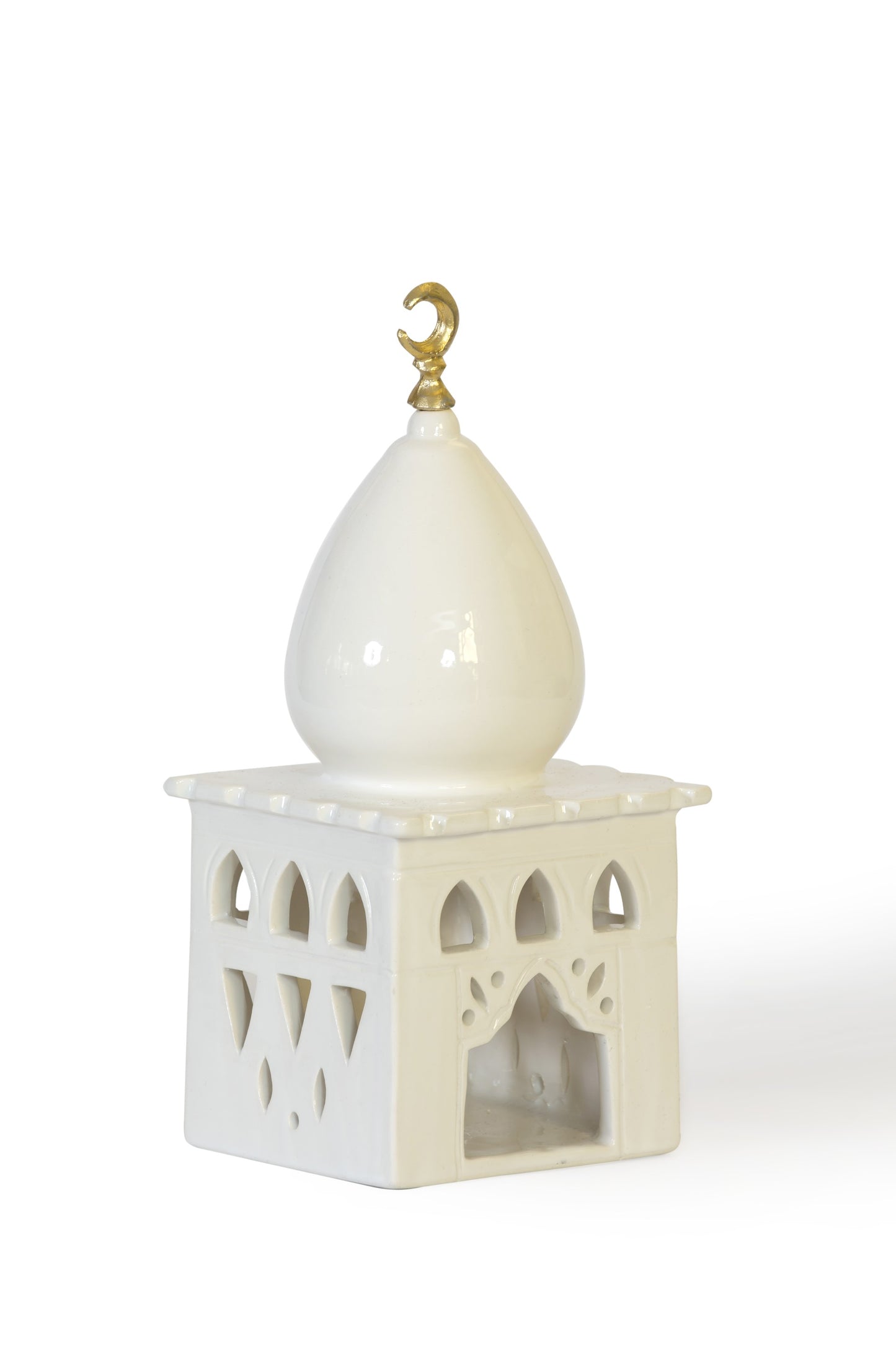 Ceramic Minaret for candles M / Minaret en céramique pour bougies M