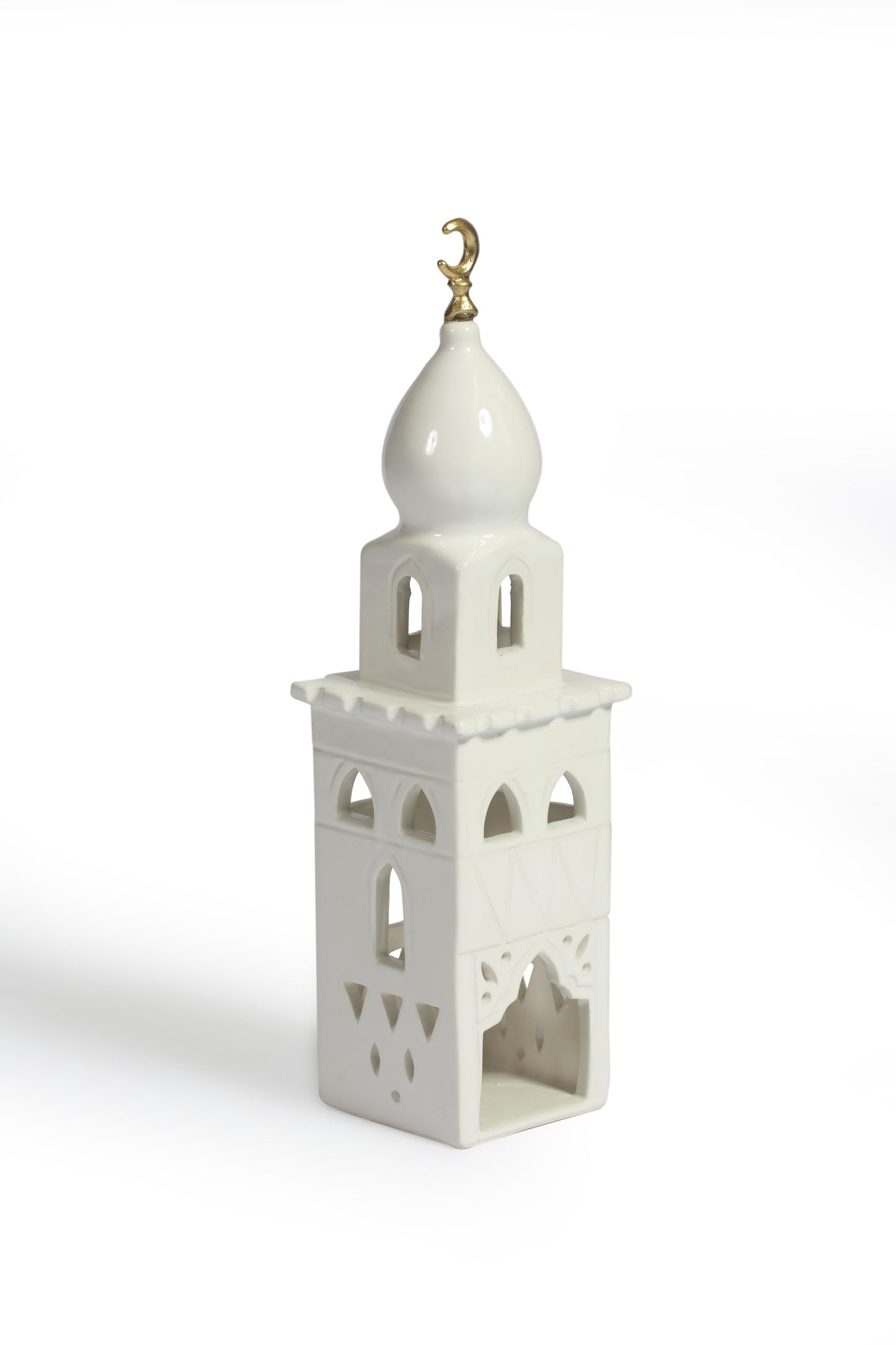 Ceramic Minaret for candles L / Minaret en céramique pour bougies L