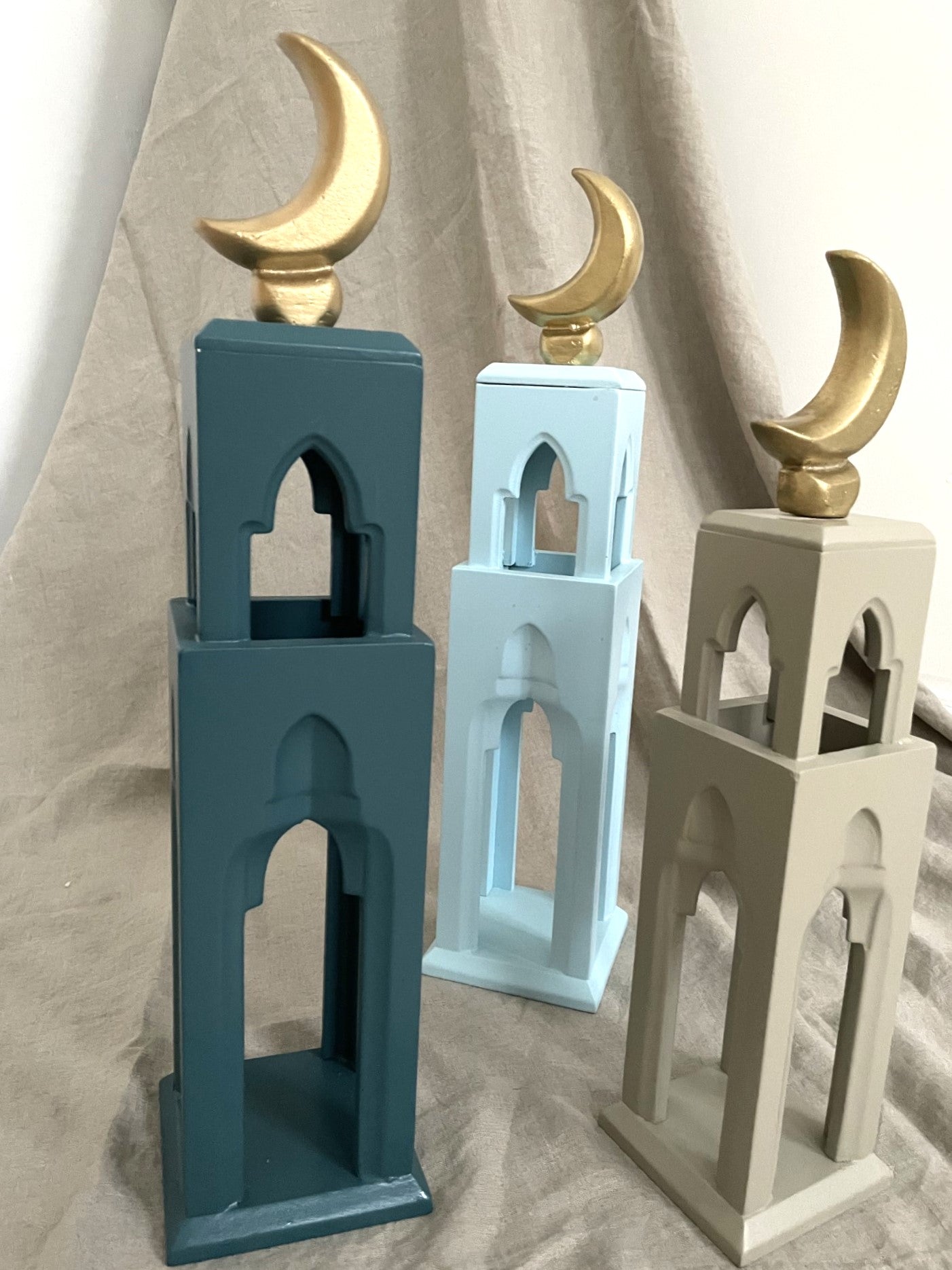 Muqarnas Minaret table stand L/Minaret Muqarnas stand L