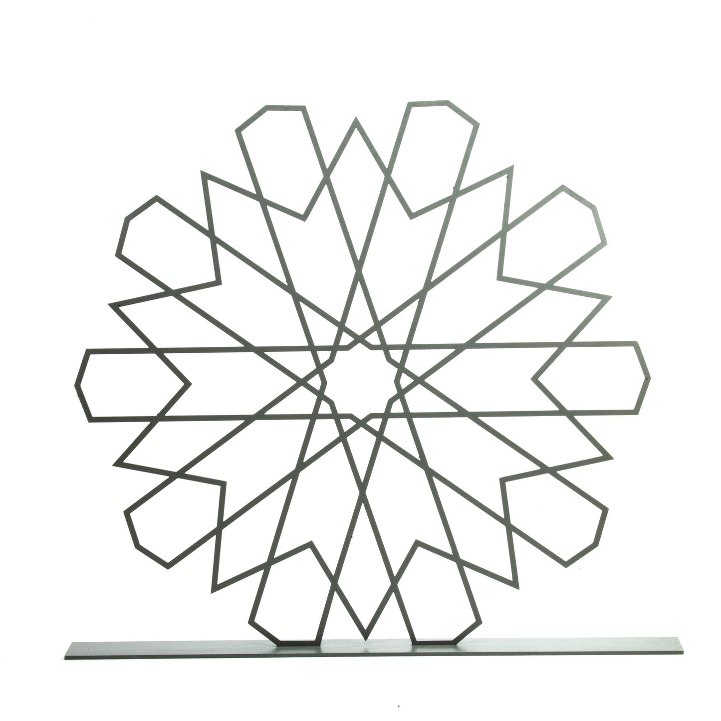 Metal geometric star stand - M/Stand étoile géométrique en métal - M