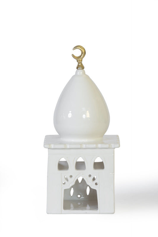 !!PRE-ORDER!! Ceramic Minaret for candles M / !!PRE-COMMANDE!! Minaret en céramique pour bougies M