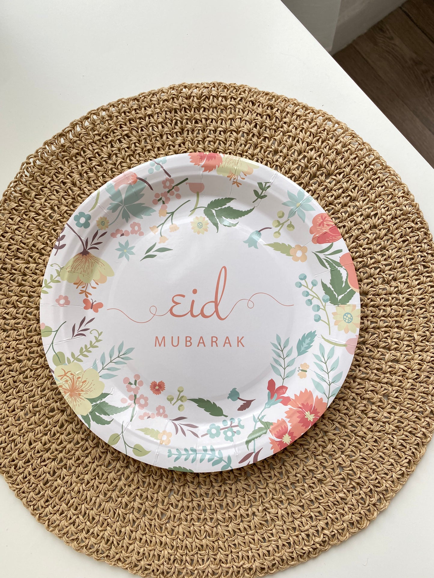 Table set Eid Mubarak/Lot de table Eid Mubarak