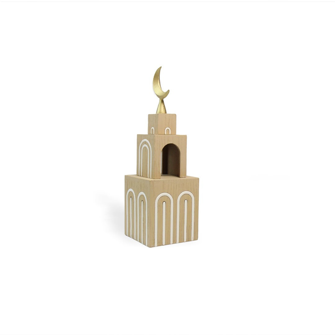 Wood "Sarab" Minaret-S/Minaret "Sarab" en bois-S